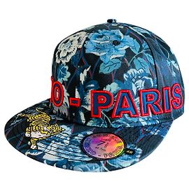 Kenzo para H&M cap Jungle Paris Vermelho Azul