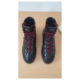 Valentino Garavani-Valentino Combat Boots, Size 39-Black