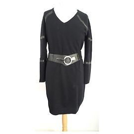 Zapa Mittellanges Pulloverkleid T. 42 fr Marineblau
