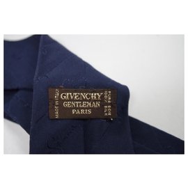 Givenchy-Cravates-Bleu Marine