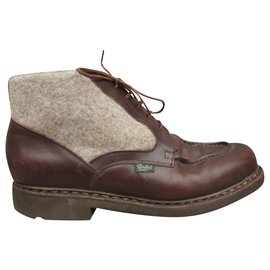 Paraboot-Paraboot p boots 43-Dark brown