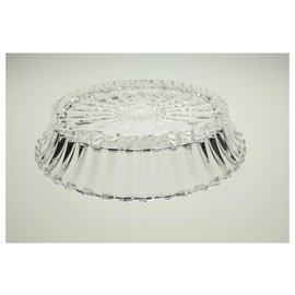 Baccarat-Baccarat Crystal Mille Nuits Wine Bottle And Decanter Coaster-White