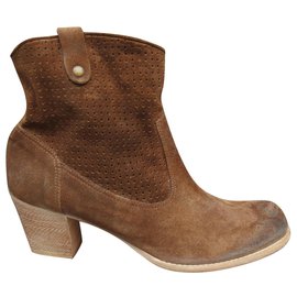 N.D.C. Made By Hand-bottines NDC Made By Hand p 36 état neuf-Marron