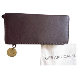 Gerard Darel-portefeuilles-Marron,Chocolat
