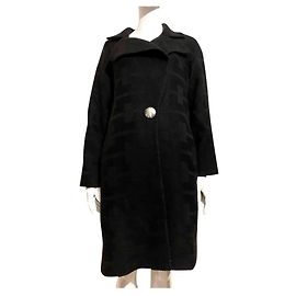 Joseph Graphic T Coat oversized Black