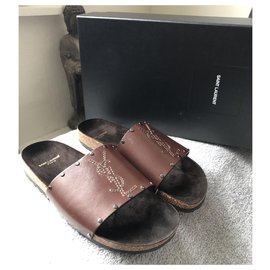 Saint Laurent-Sandals-Brown