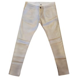 All Saints-jeans-Argenté,Blanc