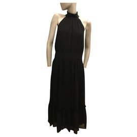 Michael Kors-Black midi dress-Black