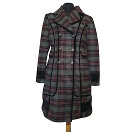 Galliano Tartan Wool Coat Multiple colors