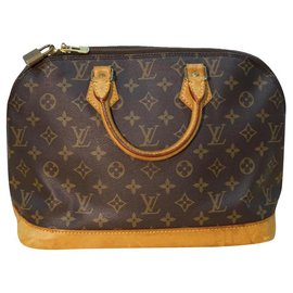 Louis Vuitton-Louis Vuitton Alma PM vintage Monogram canvas Brown-Brown