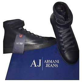 Armani Jeans Sneakers Navy blue