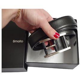 Smalto Cintos Preto Prata