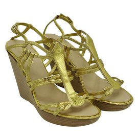 Chanel-Sandals-Golden