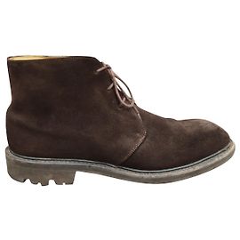 Façonnable Botas facáveis p 43,5 Castanho escuro