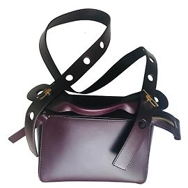 Sophie Hulme Saco de parafuso grande raro Outro Hardware prateado