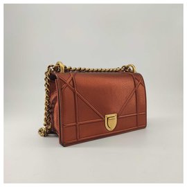 Dior-DIOR, Diorama leather crossbody bag-Copper