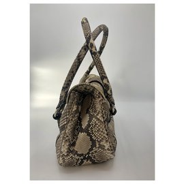 Christian Dior-Python Shoulder Bag-Multiple colors,Beige