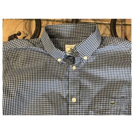 Lacoste-Tops Tees-Light blue,Dark blue