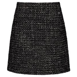 Chanel-2020 Fall tweed skirt-Black