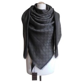 Gucci-ggweb  gucic  scarf bufada new-Nero,Grigio antracite
