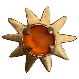 Autre Marque Weinlesebrosche Edouard Rambaud Golden Orange