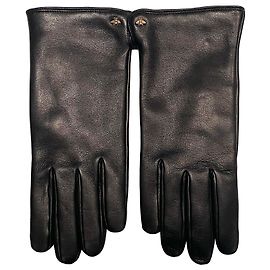 Black Gucci bee gloves Black