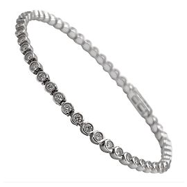 Bracelete da linha Cartier "C de Cartier" em ouro branco e diamantes. Outro