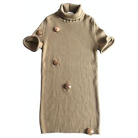 Top Dior en coton beige Beige