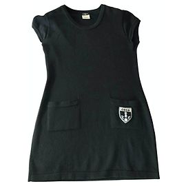 Vestido Chanel preto de algodão Preto