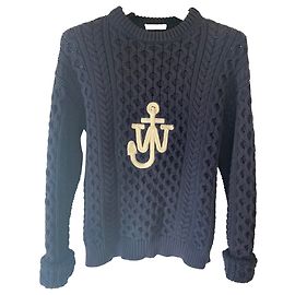 Suéter grande JW Anderson Azul escuro
