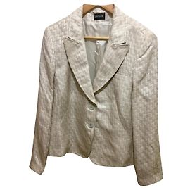 Basler Blazer mit Strukturmuster Beige Creme