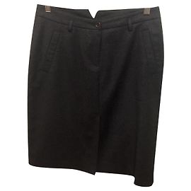French Connection dark grey wool pencil skirt Dark grey