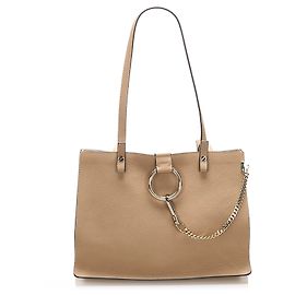 Chloé Chloe Brown Faye Ledertasche Braun Beige