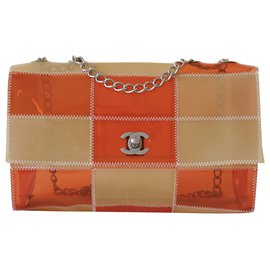 Chanel Borse Beige Arancione