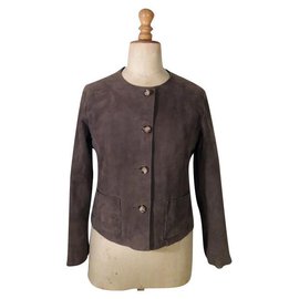 CAROLL Lederjacke Hellbraun