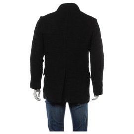 Kenzo-Men Coats Outerwear-Black