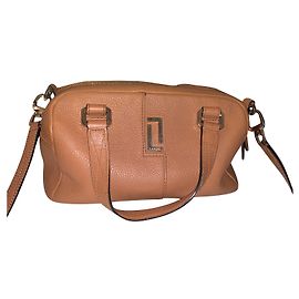 Sac bowling Lancel Lola en cuir marron Marron Marron clair