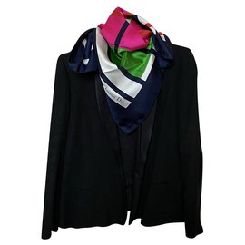 Christian Dior-Christian Dior - Magnifica sciarpa di seta-Multicolore