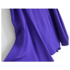 Marni-Purple silk dress-Purple