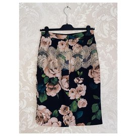 Dolce & Gabbana-Skirts-Black,Pink