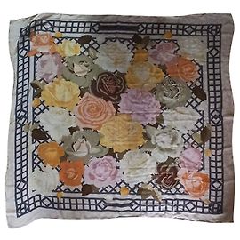 Scialle Hermès Roseraie Multicolore