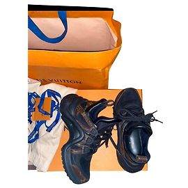 Louis Vuitton Archlight Sneaker Leder Schwarz Schwarz