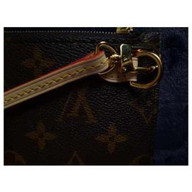 Louis Vuitton-Louis Vuitton, Louis Vuitton Monograma Neverfull Pochette Canva-Marrom