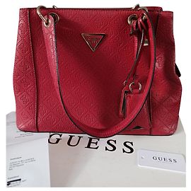 Guess Vanessa Handtasche Rot Kunstleder Rot