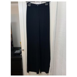 Chanel-Pantalones, polainas-Negro