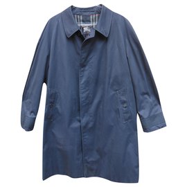 Burberry-capa de chuva homem Burberry vintage t 56-Azul marinho