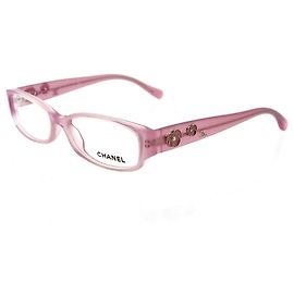 Chanel Camelia Eye Glasses Frames Pink