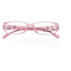 Chanel-Armações de óculos Camelia-Rosa