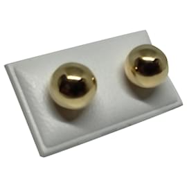 Autre Marque-Boule earrings 8 mm diameter in Gold 18K 750/1000-Gold hardware