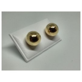Autre Marque-Boucles d'oreilles Boule de 8 mm de diamètre en Or 18k 750/1000-Bijouterie dorée